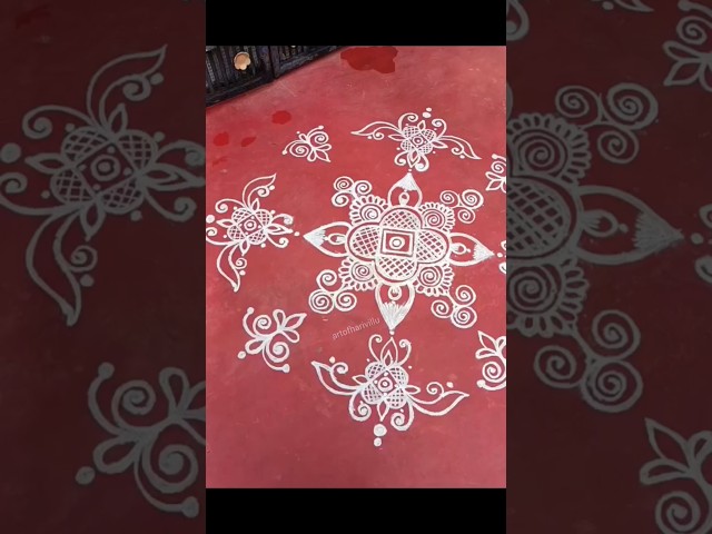 Shivarathri rangoli #rangoli #shivaratri #art #design #ytshorts #rangoliart