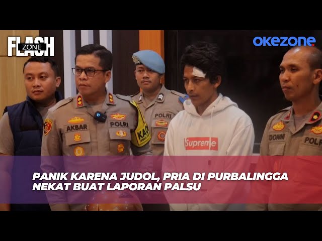 Rekayasa Dibegal Terbongkar, Pria di Purbalingga Ditangkap Polisi | Flash Zone