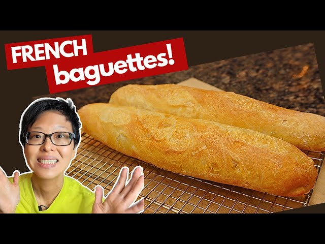 how I make FRENCH BAGUETTES at home | easy beginner recipe from Vincenzo's Plate