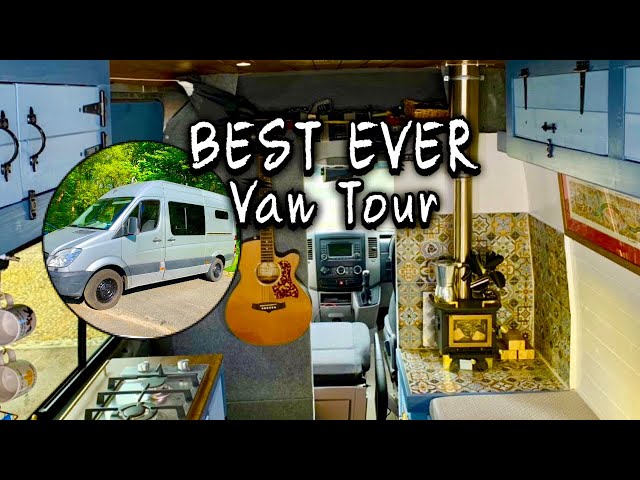 VAN TOUR Amazing Budget Sprinter camper van