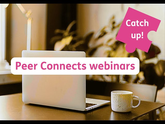 The role of peer support in early intervention (webinar)