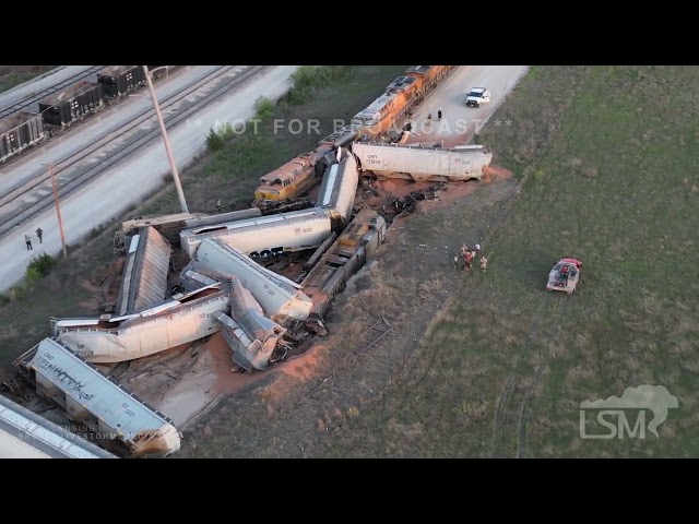 04-16-2023 Chico, TX - Head on train collision causes major injuries to multiple people