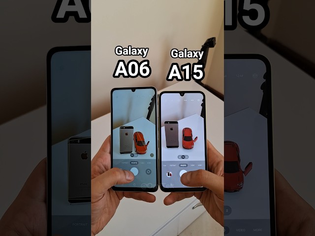 Galaxy A15 vs Galaxy A06 Camera Test