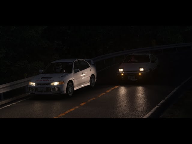 AE86 vs EVO IV