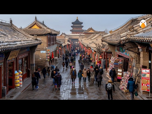 Pingyao, Shanxi🇨🇳 A 2,700-Year-Old Prosperous Medieval Town in China (4K UHD)