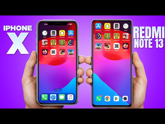 IPHONE X vs REDMI NOTE 13 - SPEED TEST!!