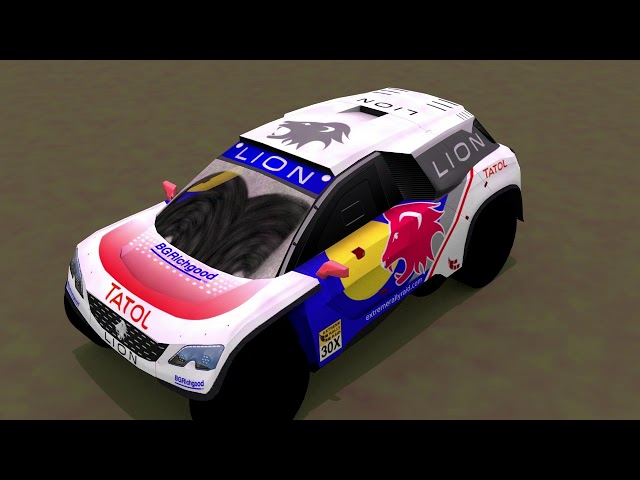 Extreme Rally Raid Game - Lion 3008 car