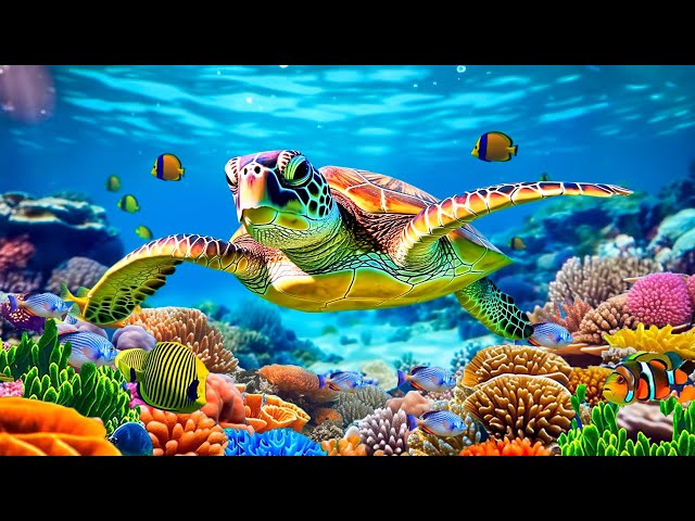 Ocean of Colors: Calming Music and Wonderful Animal Photos 🐠