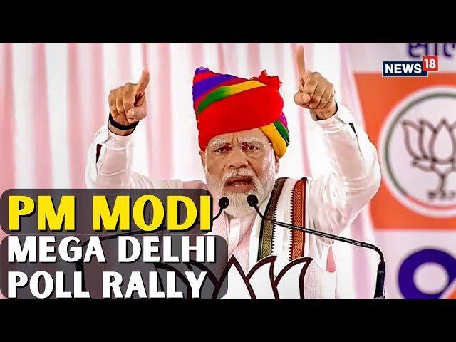 PM Modi LIVE | PM Modi RK Puram Rally | PM Modi Delhi Rally | PM Modi Delhi Elections LIVE | N18L