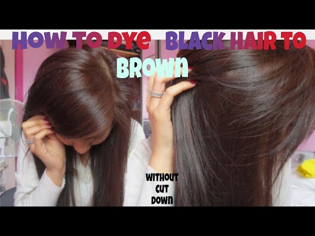 how to dye black hair to brown #Brownhaircolor #LightBrownHairDye #bestbrownhaircolor #graycoverage