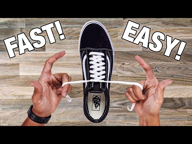 How To Tie Shoe Lace In 1 SECOND (Easy Tutorial)