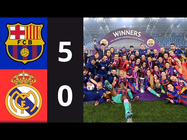 Barcelona -  Real Madrid 5-0 Women Supercopa Espana