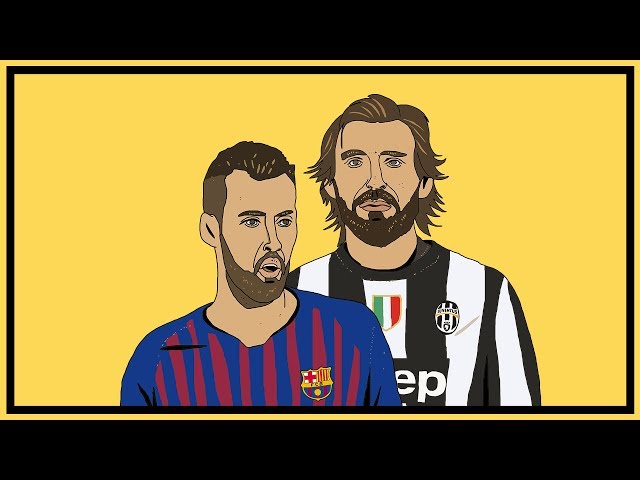 Andrea Pirlo v Sergio Busquets: The Deep Lying Midfielder