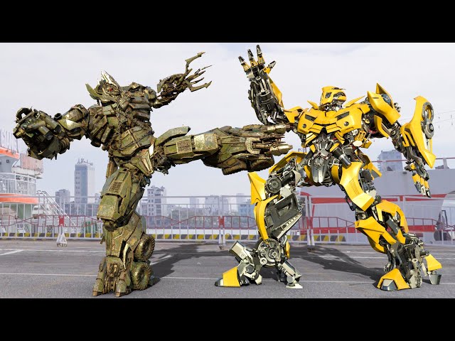 Transformers The Last Knight - Bumblebee vs Megatron (Comosix Film) | Paramount Pictures [HD]