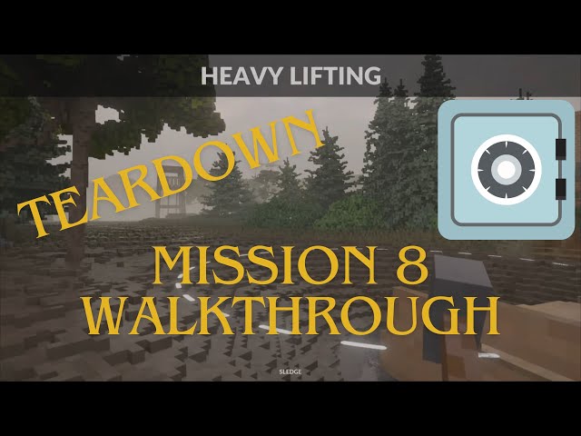 Teardown Campaign, Mission 8 Gameplay Walkthrough - Heavy Lifting - PS5 No Commentary