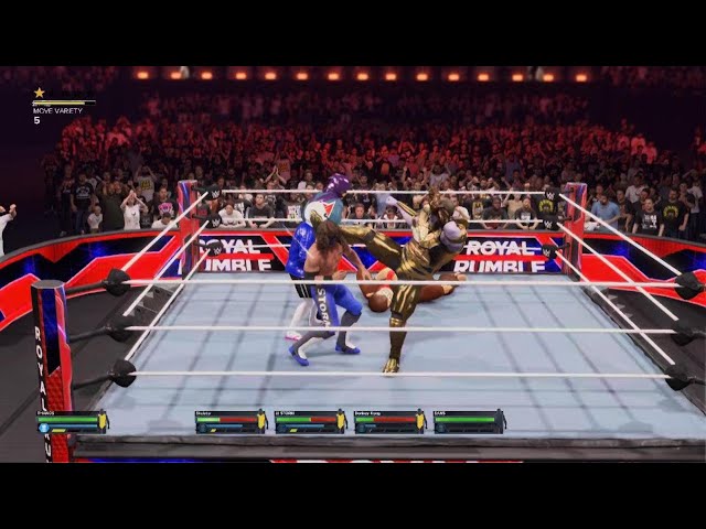 WWE 2K24 Random Created superstar royal rumble part 36