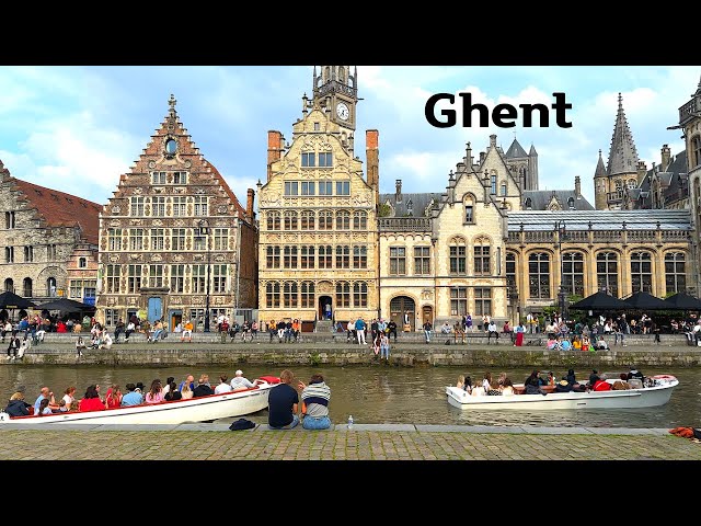 [4K]🇧🇪 Ghent, Belgium: Hidden Pearls of Flanders, Medieval Manhattan 💖 2024