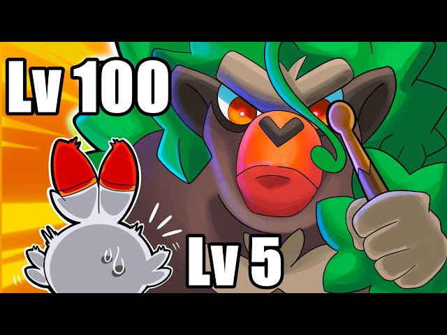 Pokemon Sword, but all the trainers are LVL 100!