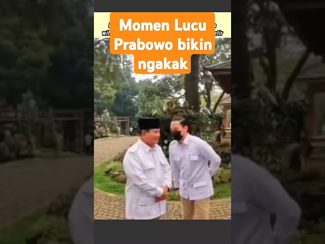 Prabowo suka guyonan, ini yg bikin wartawanbetah,Wifinya kena Petir