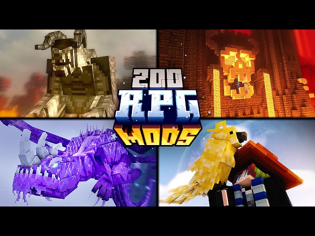 TOP 200 RPG Minecraft Mods Ep. 4 | Forge & Fabric | 1.20.1 - 1.21+