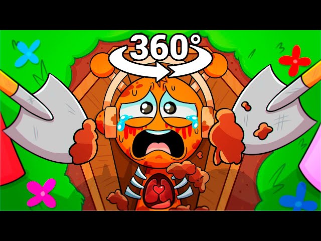 360º VR ORANGE OREN is BURIED ALIVE! Incredibox Sprunki Animation