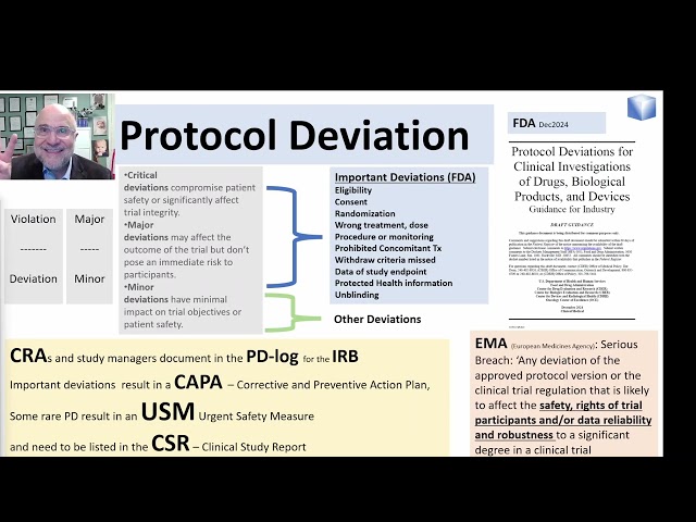 PD: Progressive Disease or Protocol Deviation - Explaining both