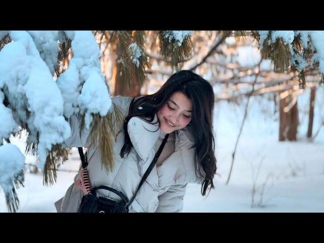 Cinematic portrait video | The snow / I phone 16 pro max |