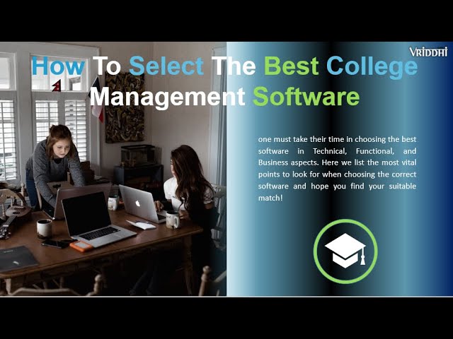 How To Select The Best College Management Software