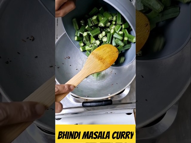 Bhindi Masala Curry (Check for full recipe in description) #ytshorts #shorts #food