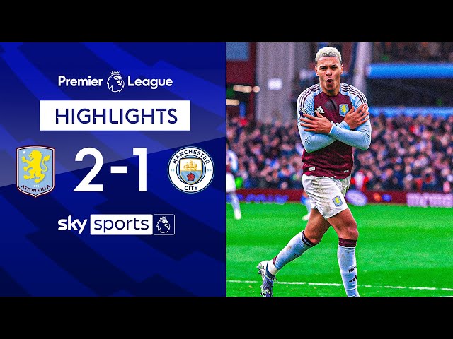 Durán, Rogers strike to add to City woes! 😬 | Aston Villa 2-1 Man City | Premier League Highlights