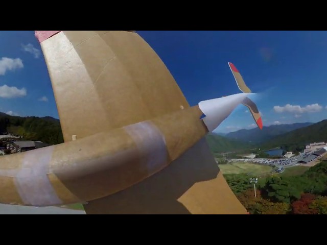 Rylo 360 camera on  RC airplane Flite Test P40 DIY 360 카메라 RC 비행기 FT flitetest