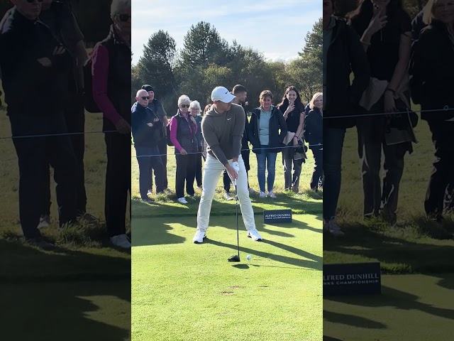 Rory McIlroy Driver Front On Swing Carnoustie 2024 #golf #golfswing