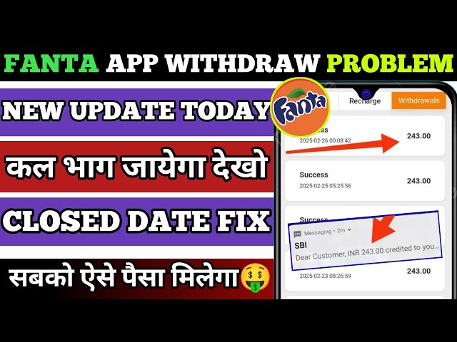 Fanta Earning App | Fanta Earning App Withdraw Problem | Fanta Earning App Today New Update