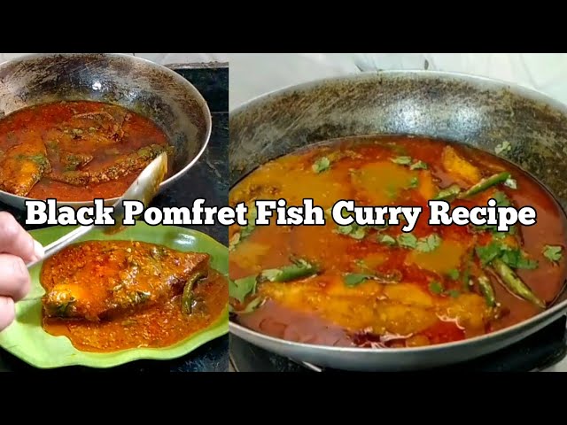 Black Pomfret Fish Curry | Fish Curry | Marcotocto Cooking