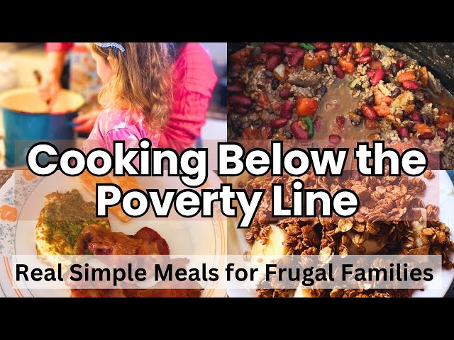 Cooking on a Small Budget // Cooking Below the Poverty Line // HEALTHY & FROM SCRATCH MEALS