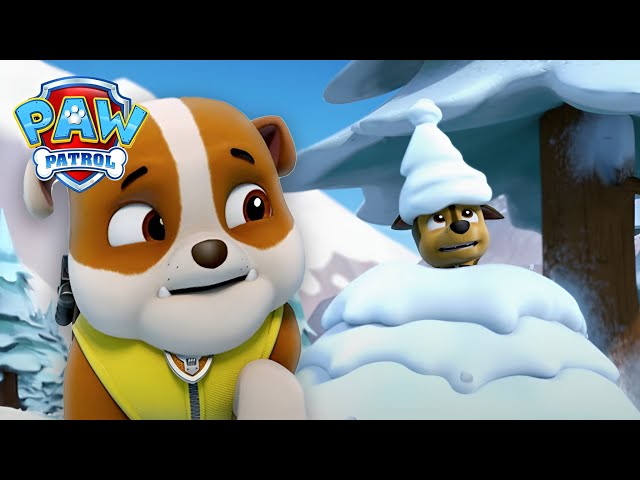 Pawprints in the Snow! - PAW Patrol Episode - Cartoons for Kids Compilation