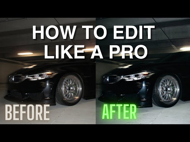 EASIEST way to edit car photos like a PRO! (Fast & Simple Tutorial)