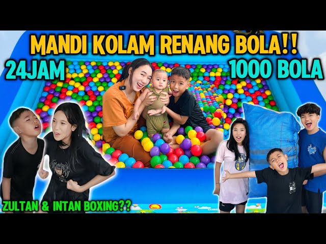 24 JAM MANDI KOLAM RENANG BOLA‼️Yogafamilly