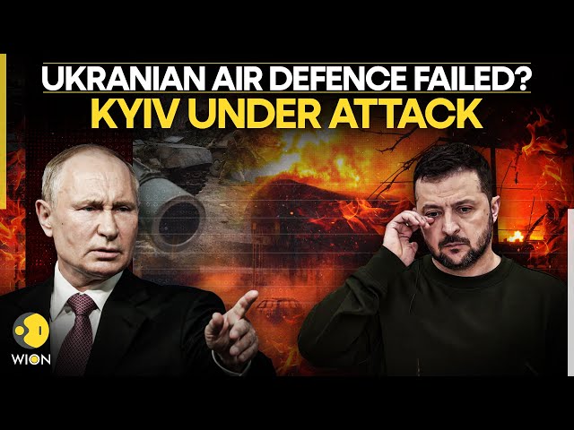 Russia Ukraine War: More Than 100 Russian Drone Barrage Sparks Fire In Ukraine's Kyiv  |LIVE