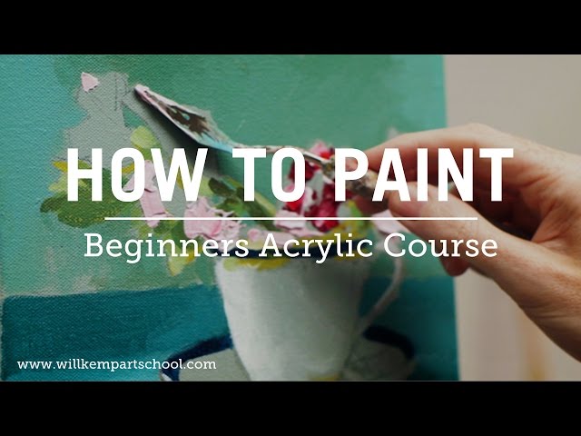 Beginners Acrylic Painting Course