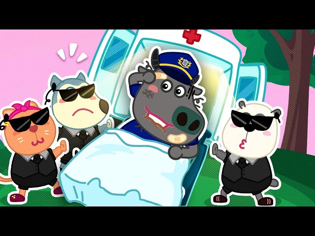 Police Officer & Super Ambulance 👮🏻‍♂️🚑 More Police Song 🎶 Wolfoo Nursery Rhymes & Kids Songs