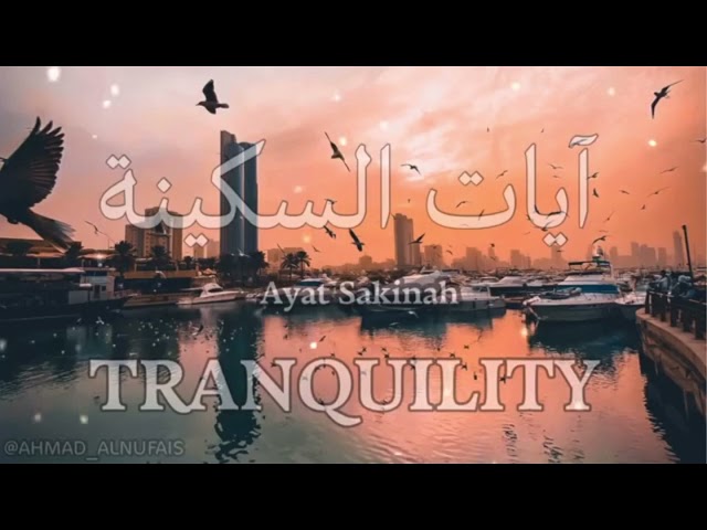 آيات السكينة  VERSES OF TRANQUILITY - SAKINAH WITH ENGLISH TRANSLATION, BEAUTIFUL RECITATION QURAN