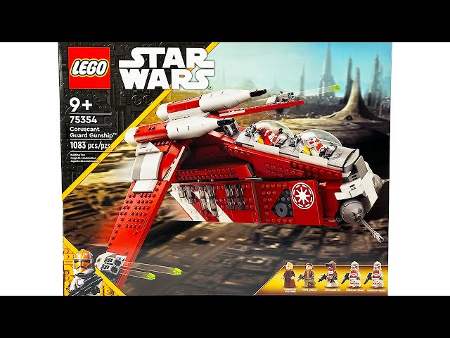 LEGO Star Wars Coruscant Guard Gunship (75354) Review!