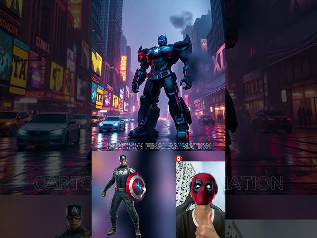 Superheroes but transformer😱💥Marvel&DC-All Characters #marvel #avengers #shorts #robot #superhero