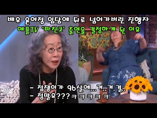 연기도 연기지만 입담으로 미국을 평정해버리는 윤여정 배우님