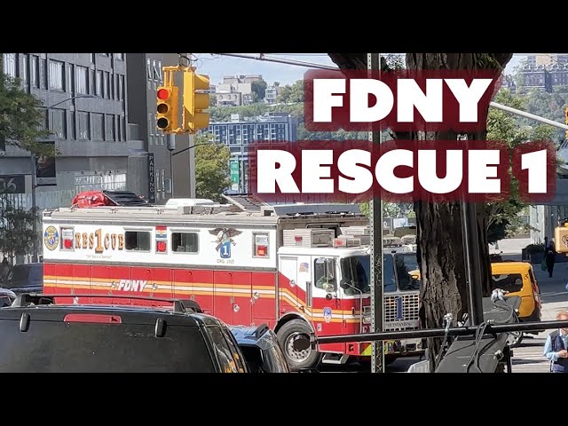 FDNY Rescue 1 Responds