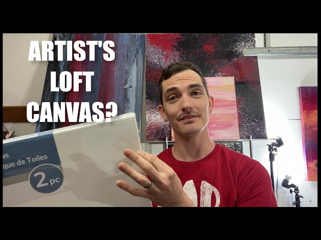 Artist's Loft Stretched Canvas Review (Michael's Brand)