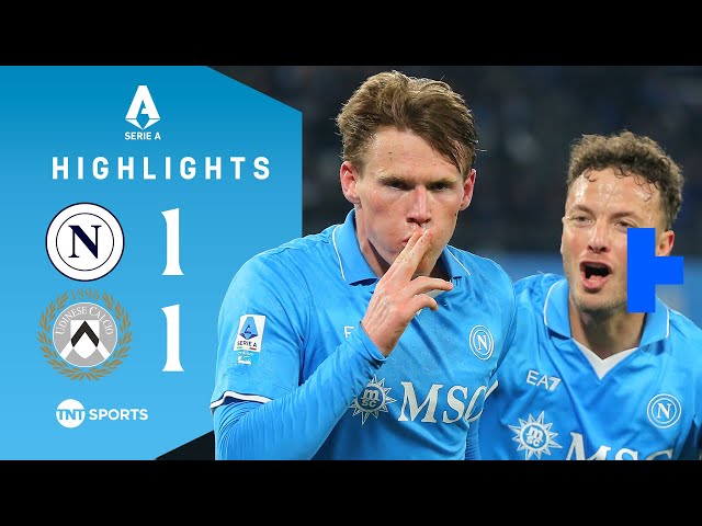 McTominay Nets But Napoli Suffer Title Blow 😬 | Napoli 1-1 Udinese | Serie A Highlights