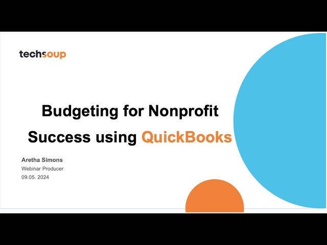 Budgeting for Nonprofit Success Using QuickBooks