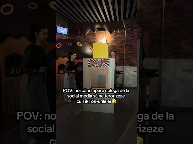 🤣 POV: vine social media managerul la filmări | Trapped Escape Room #escaperoom